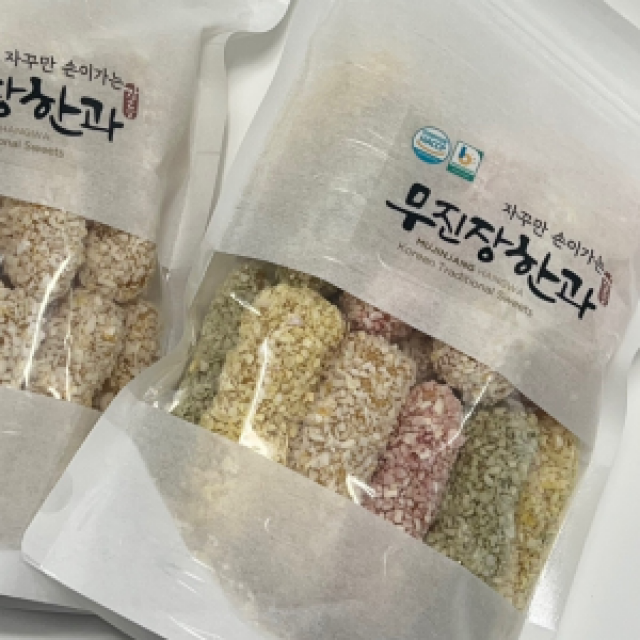 강원더몰,강릉무진장한과 찹쌀유과 170g+강릉무진장한과 혼합유과170g