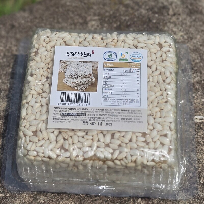 강릉무진장한과,강릉무진장한과 제수용 통산자 (3장묶음)