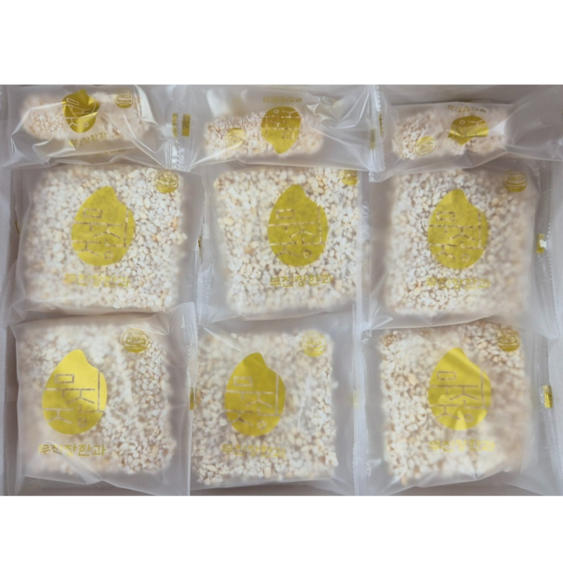 강원더몰,강릉무진장한과  춘천한지대 선물세트(인디핑크 고급보자기*노리개)