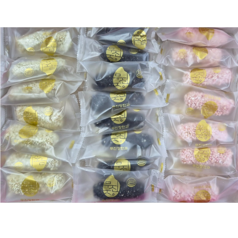 강원더몰,강릉무진장한과  춘천한지대 선물세트(인디핑크 고급보자기*노리개)