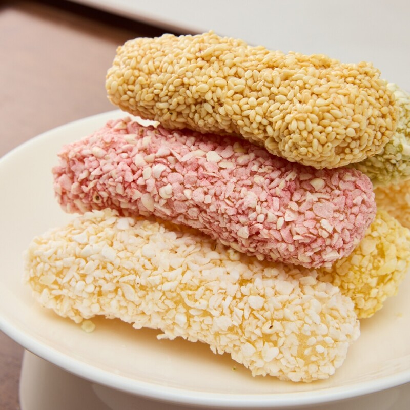 강원더몰,강릉무진장한과  춘천한지대 선물세트(인디핑크 고급보자기*노리개)