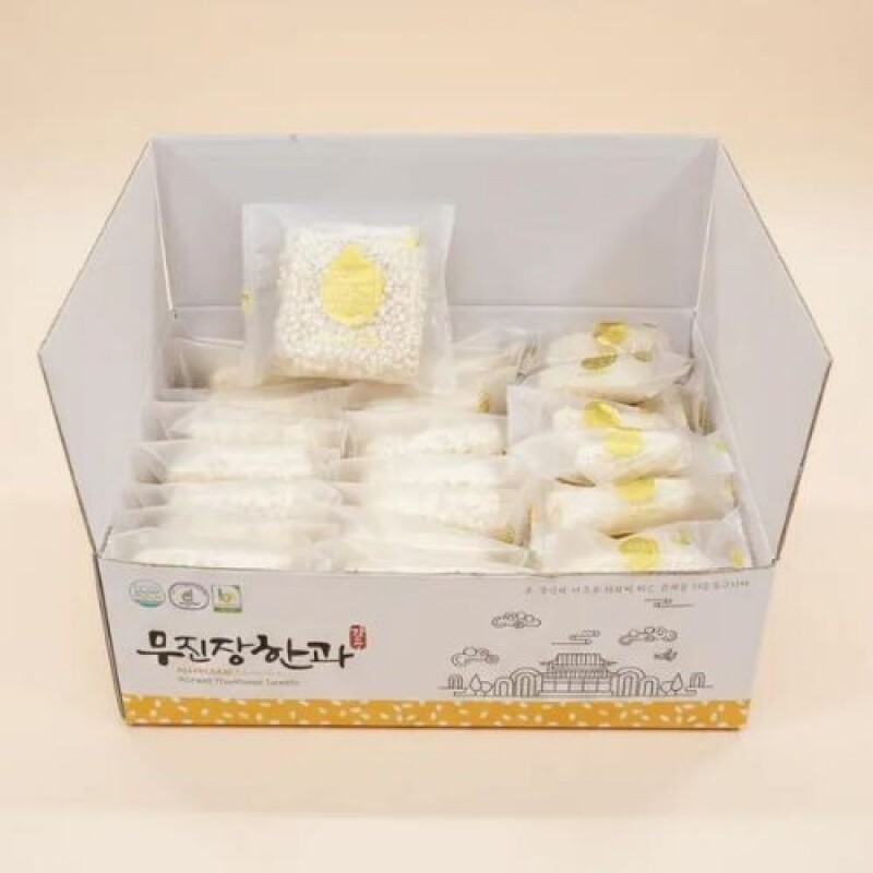 강원더몰,강릉무진장한과  실속세트 과즐강정반반 중(개별포장)